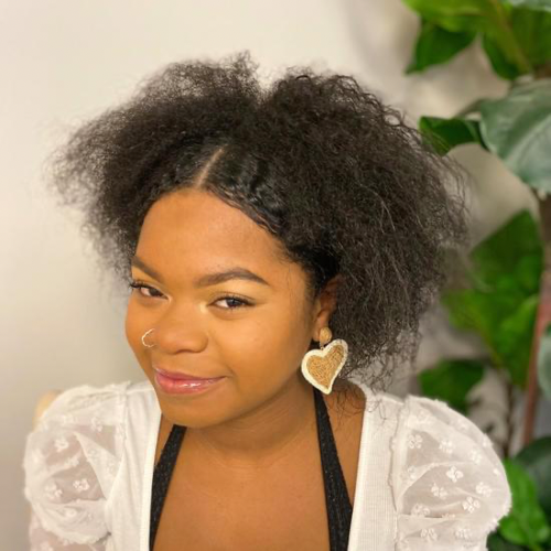 Sunny Days Heart Raffia Earrings-2