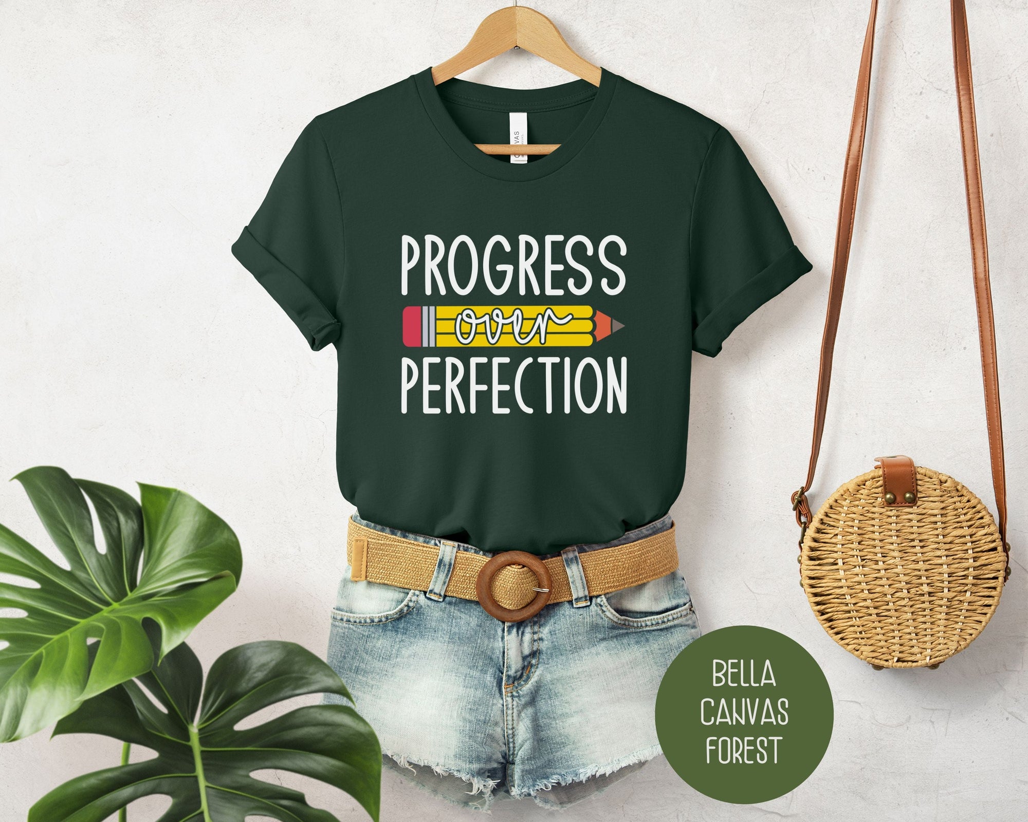 Progress Over Perfection Elementary Teacher Shirt-8