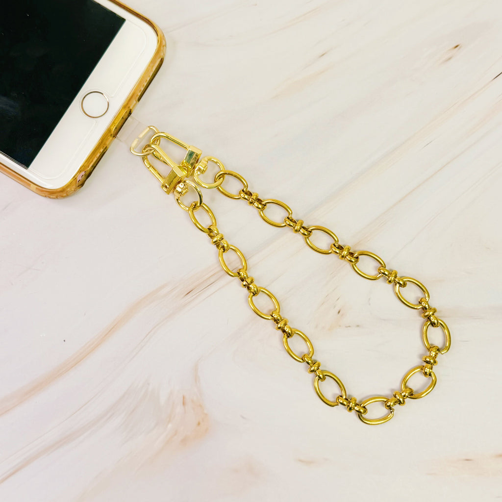 Noble Chic Chain Phone Wrist Lanyard-0