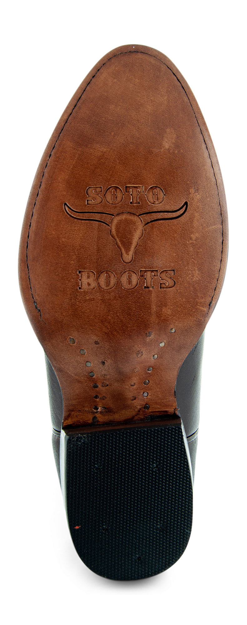 Cowboy Dress Boots | Mens Classic Round-Toe Boots (H7001-Brown)