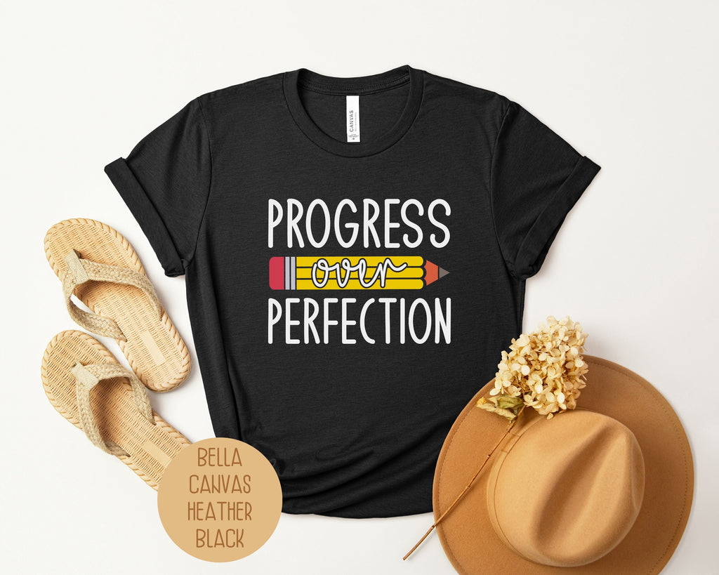 Progress Over Perfection Elementary Teacher Shirt-5