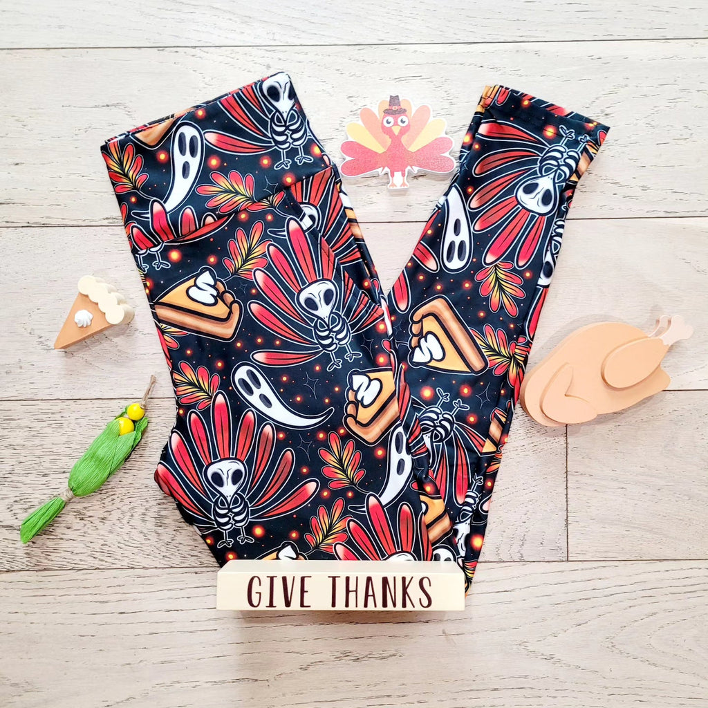Spooky Thanksgiving (Semi-Exclusive) -Pocket Leggings