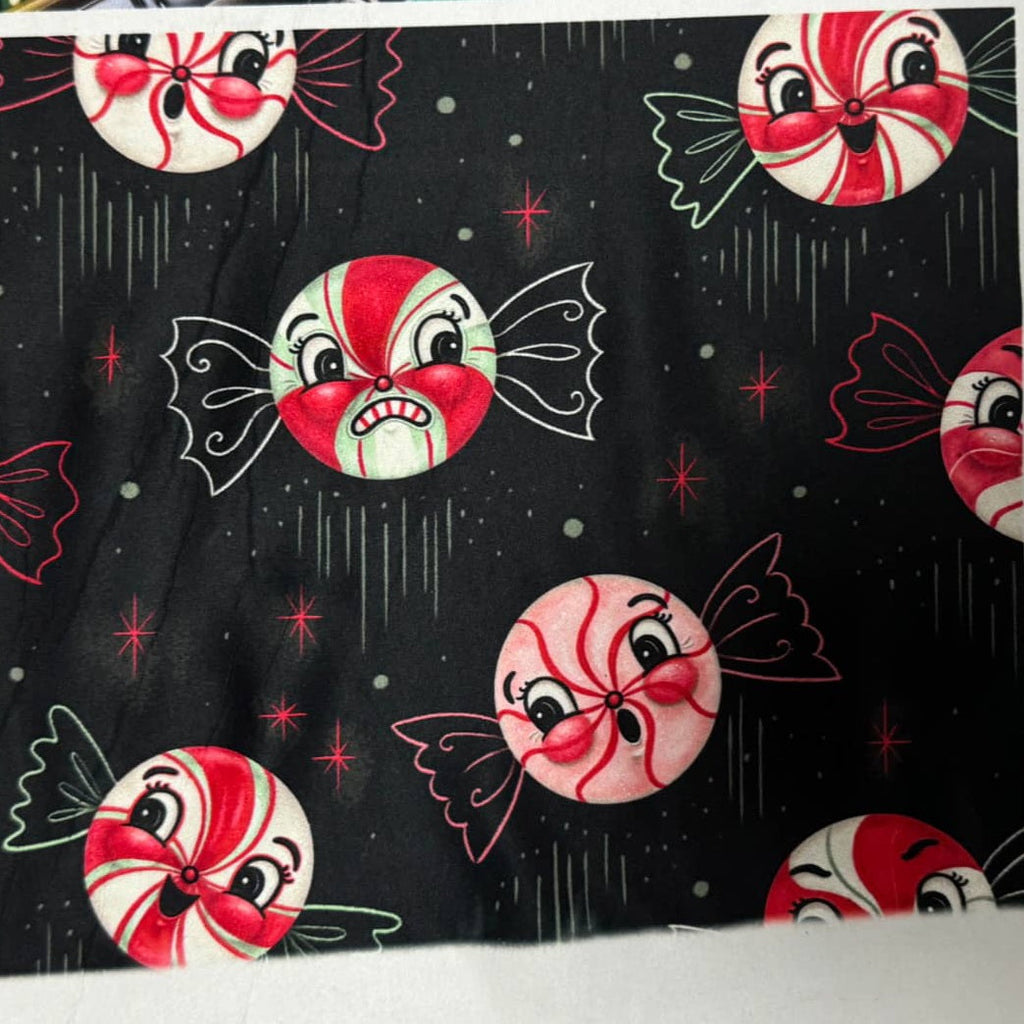 "Twilight Merrymint Flight" (Johanna Parker Exclusive) Christmas Mint Candy- Leggings (Copy)