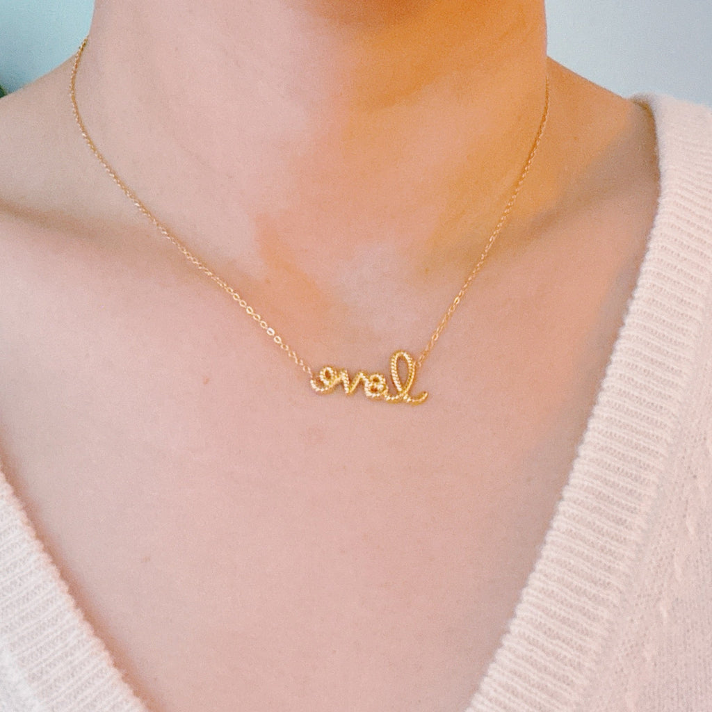 Lovely Love Necklace-3