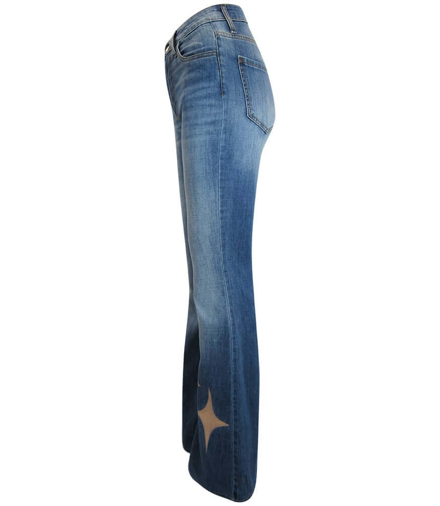 Designing Hollywood  X Madison Maison™ Denim Pink Gold Jean with Laminate Star
