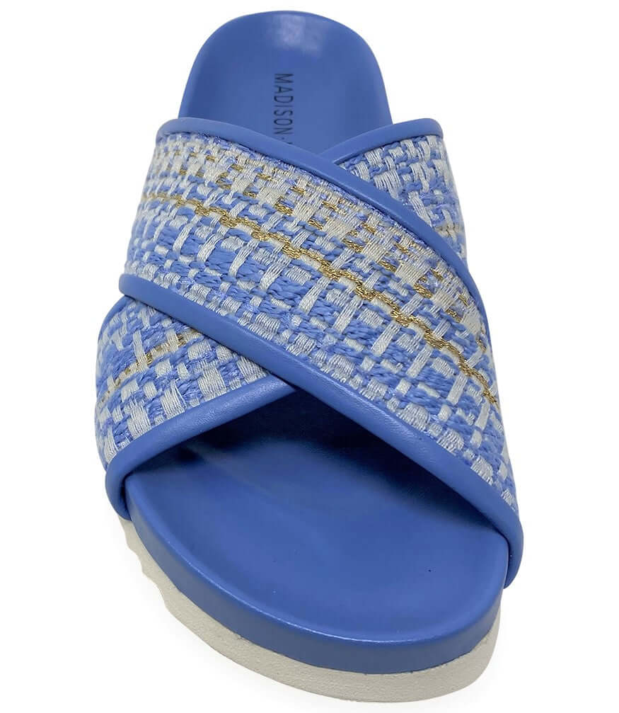 Sky Blue Cross Sandal
