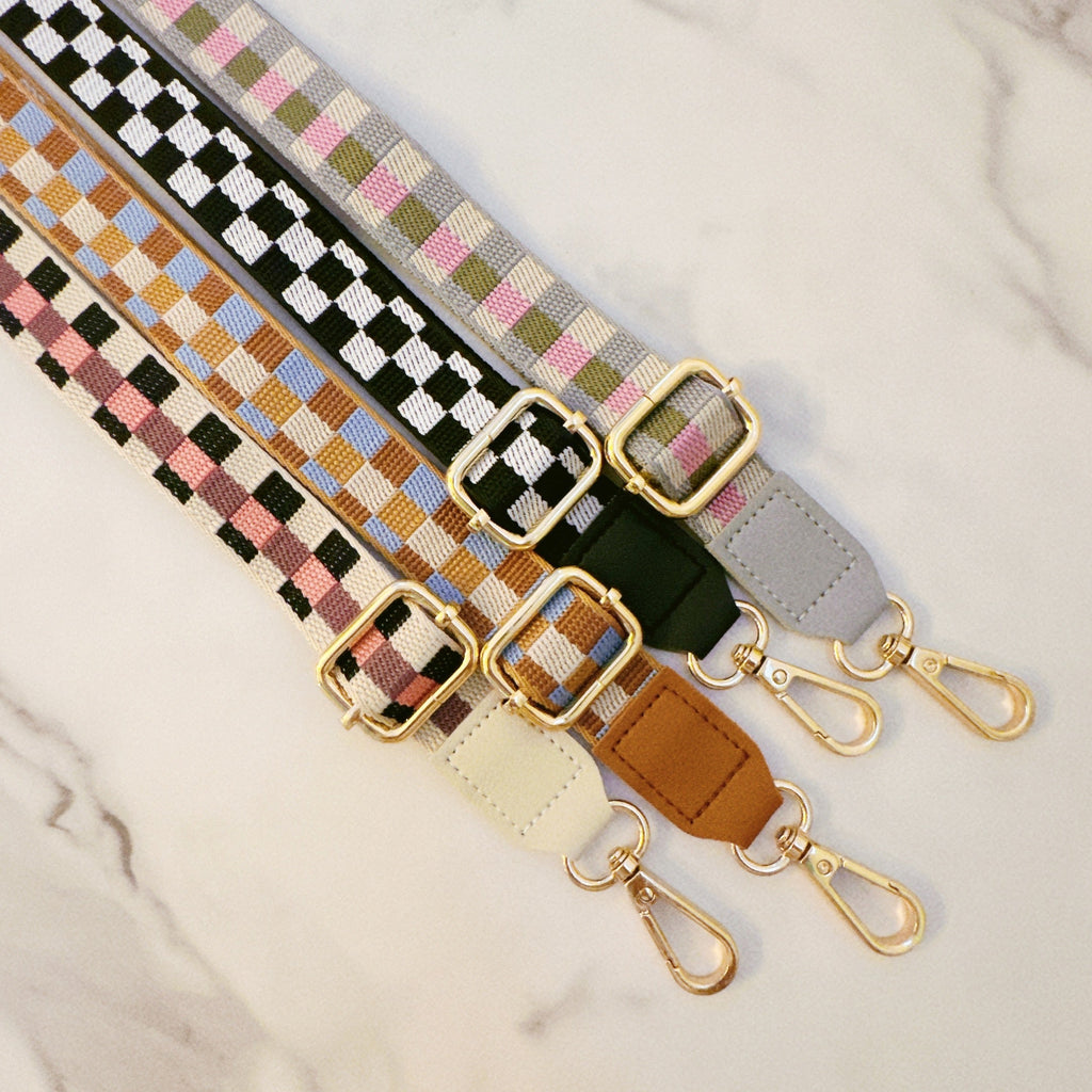 Checkered Crossbody Phone Lanyard-0