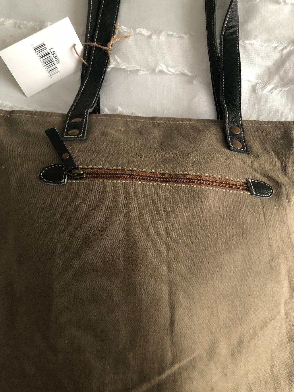 Tote Leather/Canvas Bag