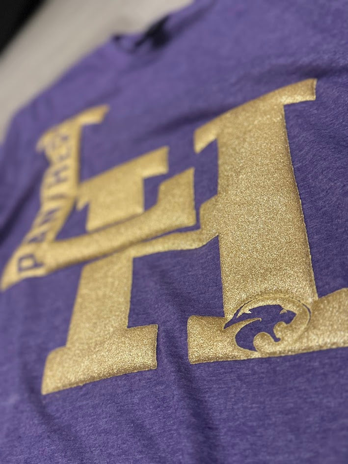 Custom Puff Print Local School Sweatshirt, Embossed Glitter Puff Spirit Wear Sweatshirt, Custom Metallic PUFF School Mascot Sweatshirt, Gift Idea, FYP For your school Puff Print