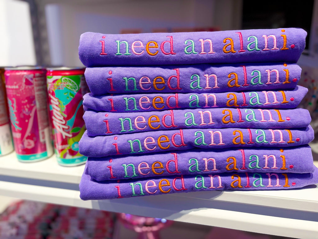 i need an a l a n i Tee *MADE TO ORDER 10-15 BIZ DAYS*