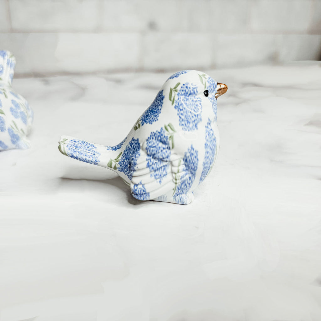Blue Hydrangea Birds-1