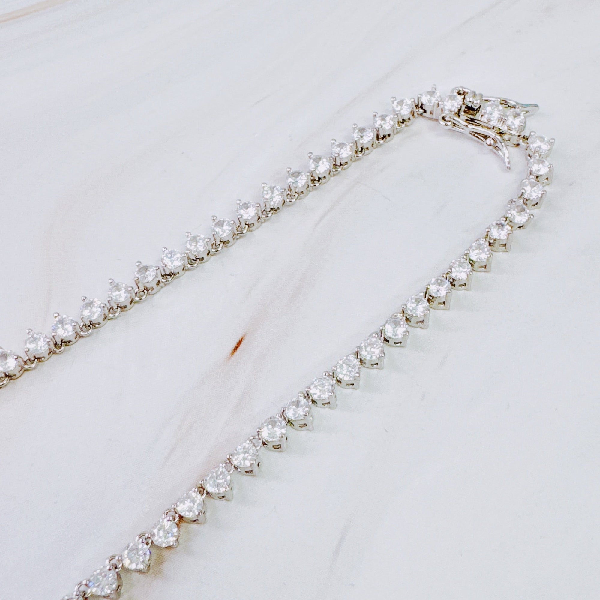 Royal Graduated Tennis Necklace-3