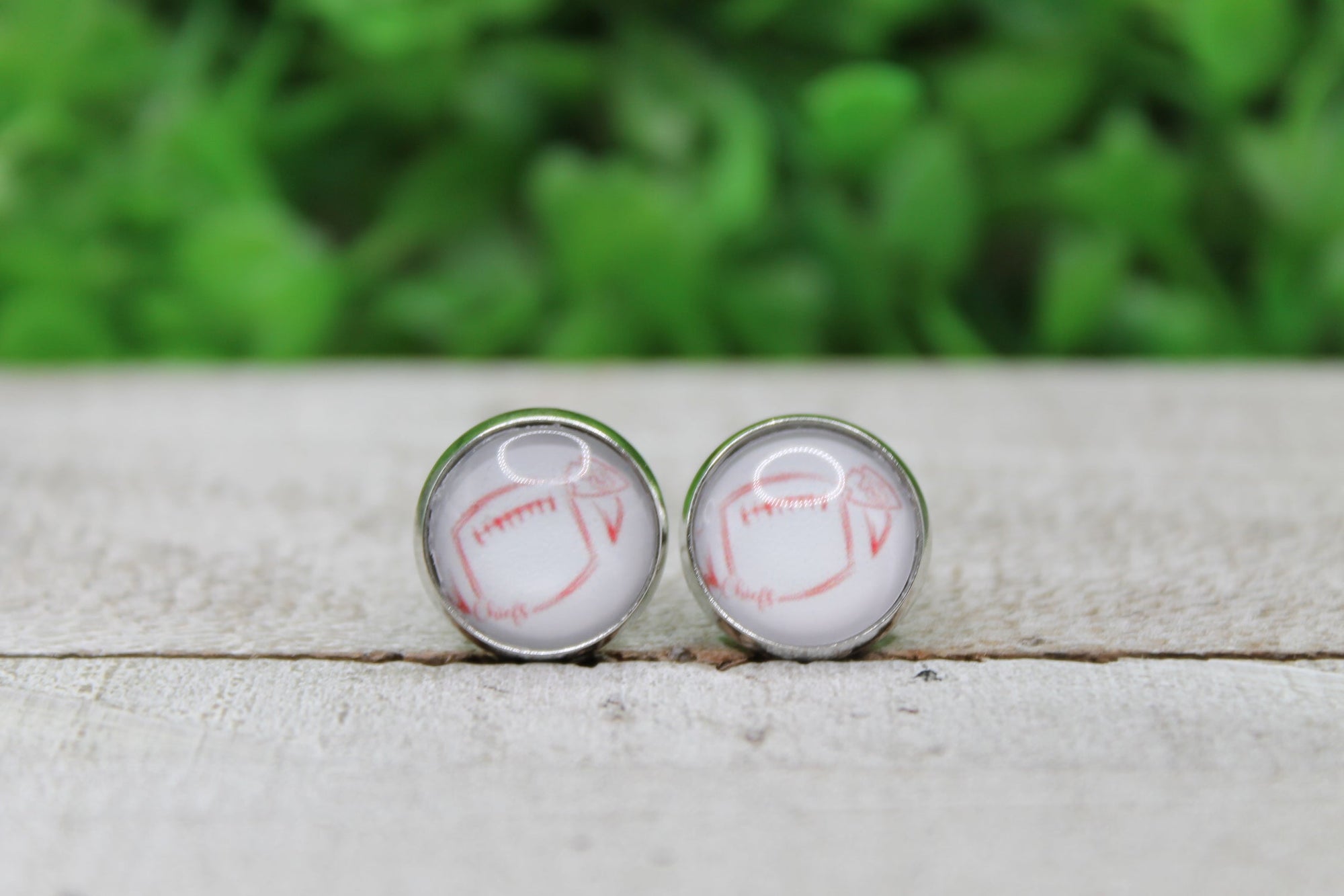 Football KC Sketch • Stud Earrings