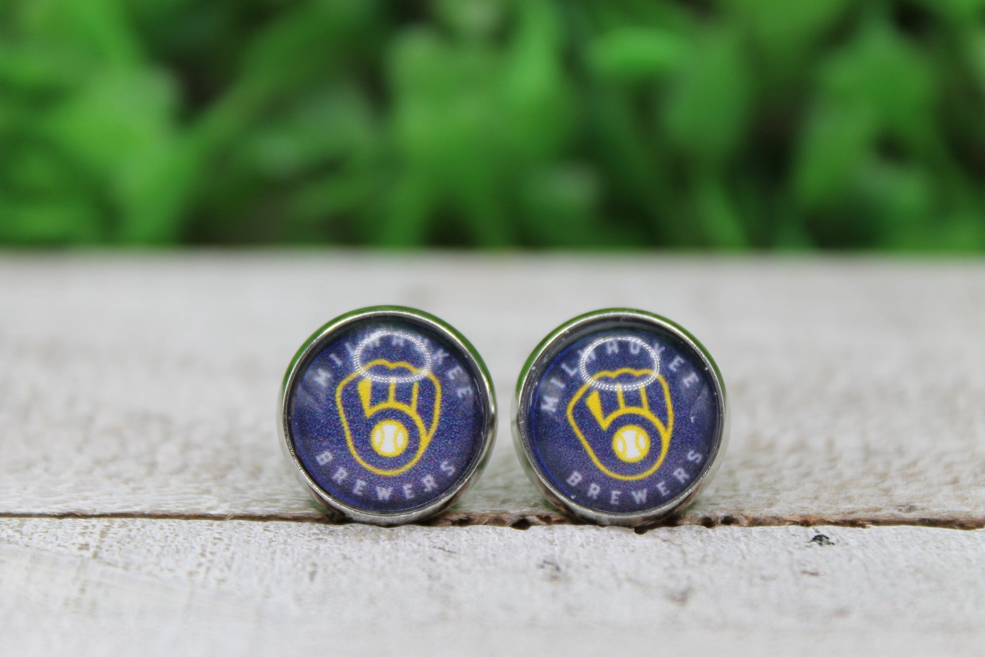 Baseball, Brewers • Stud Earrings
