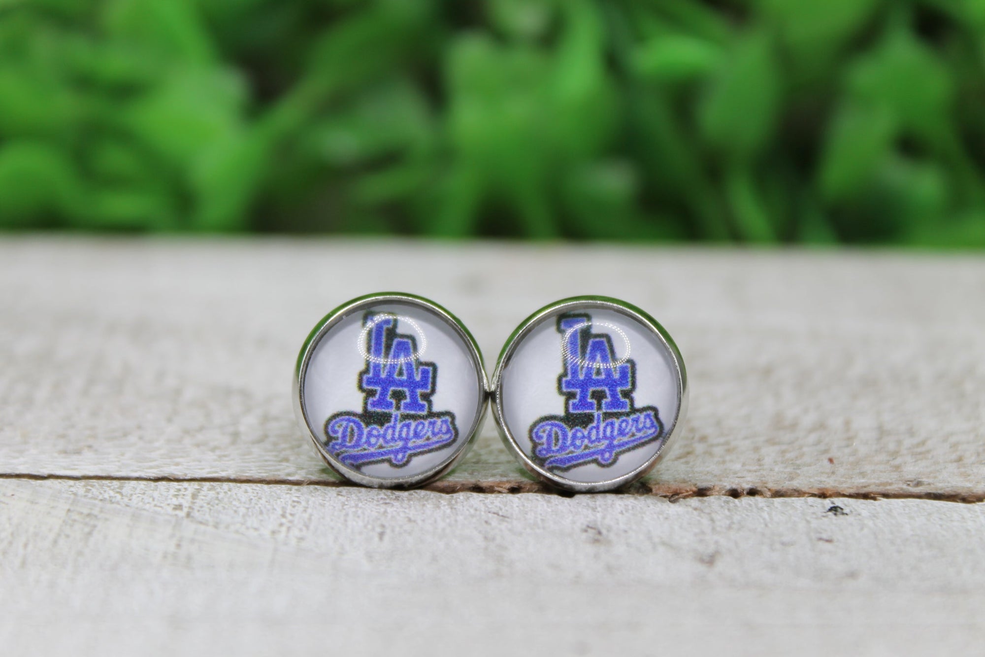 Baseball, LA Dodgers • Stud Earrings