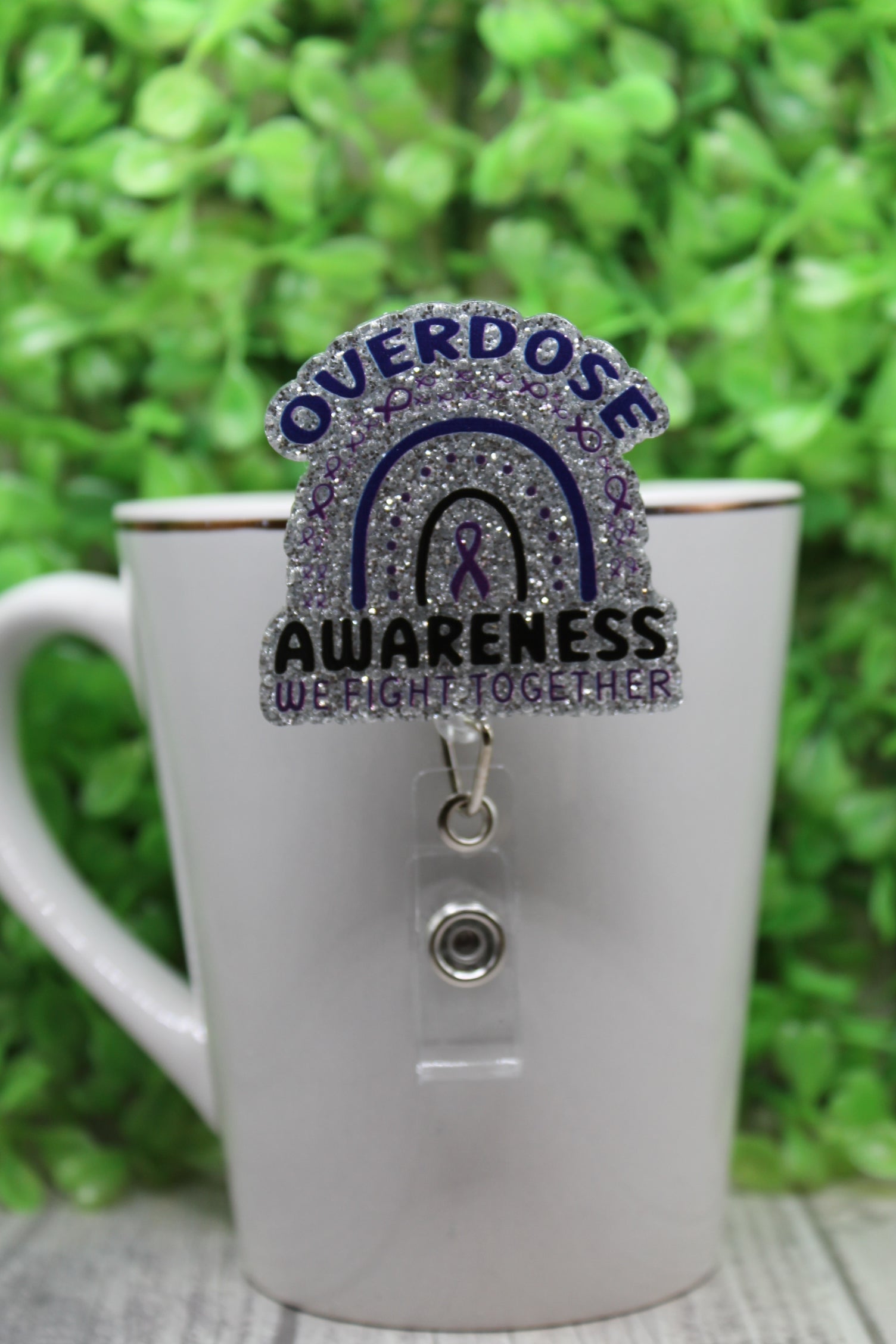 Overdose Awareness • Badge/ID Holder
