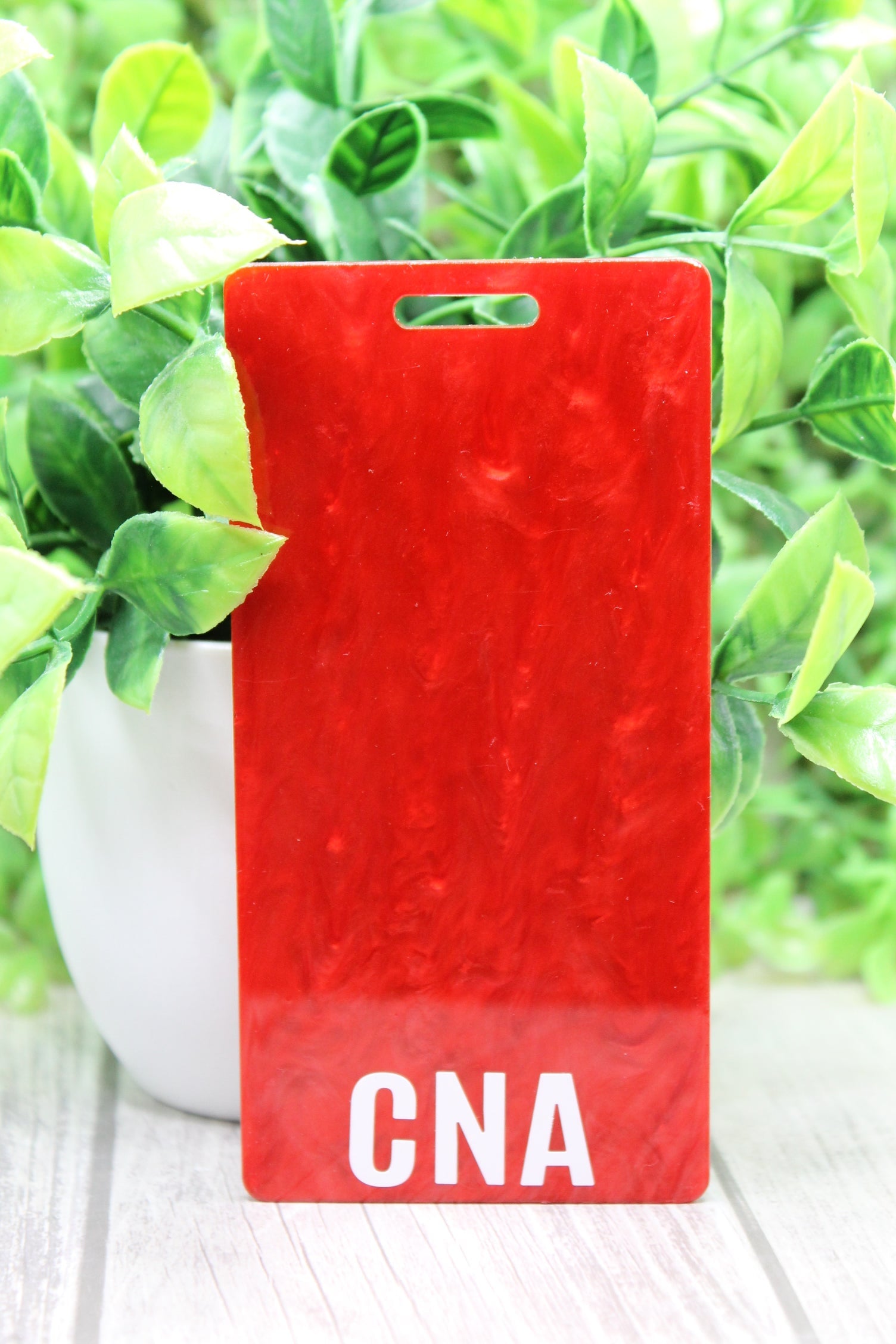 CNA Red Marble Badge Buddy