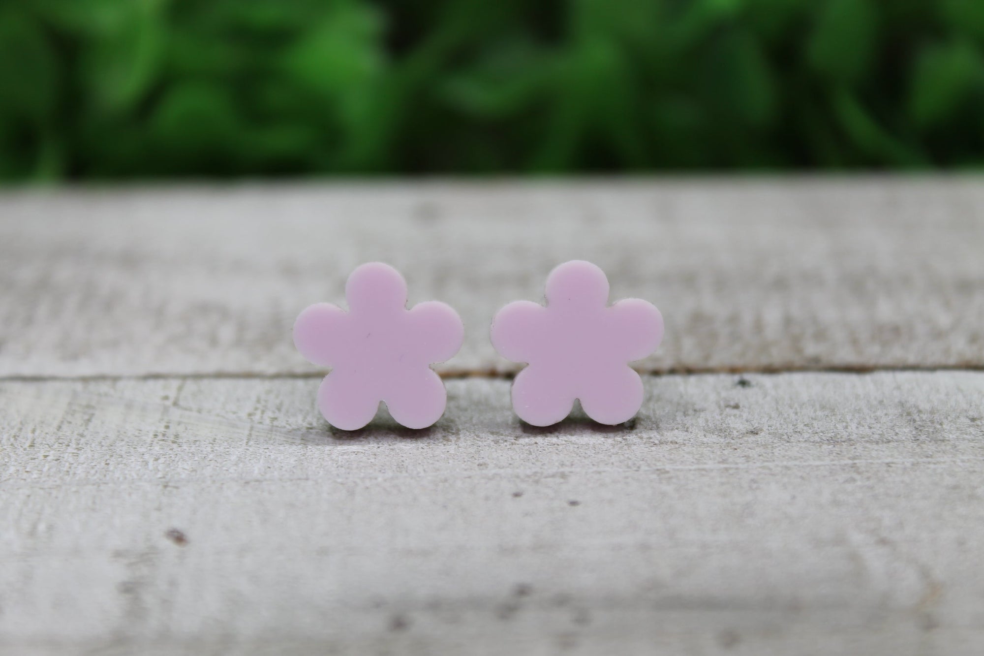 Light Pink Flower Stud Earring