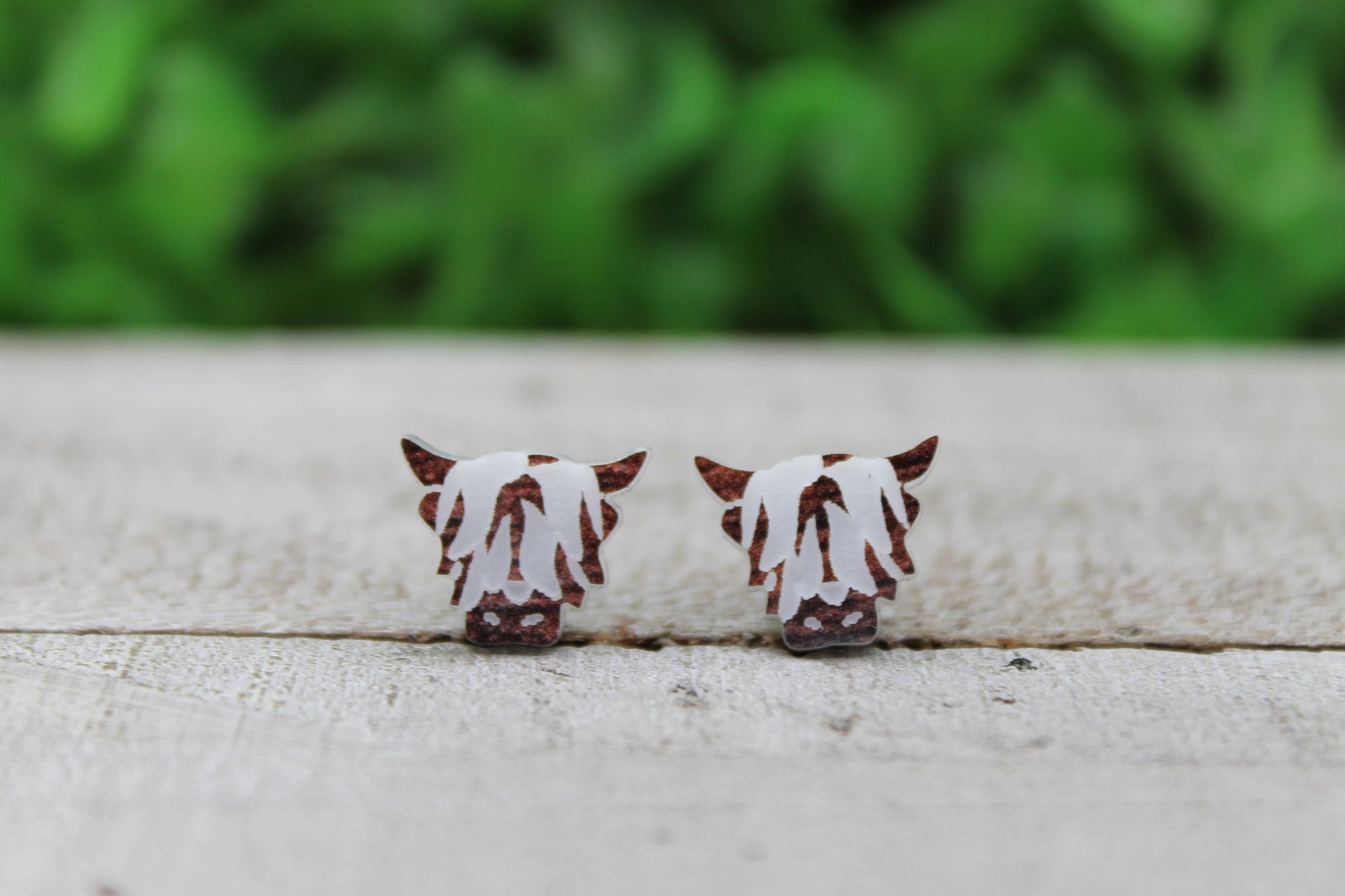 Highland Cow Stud Earrings