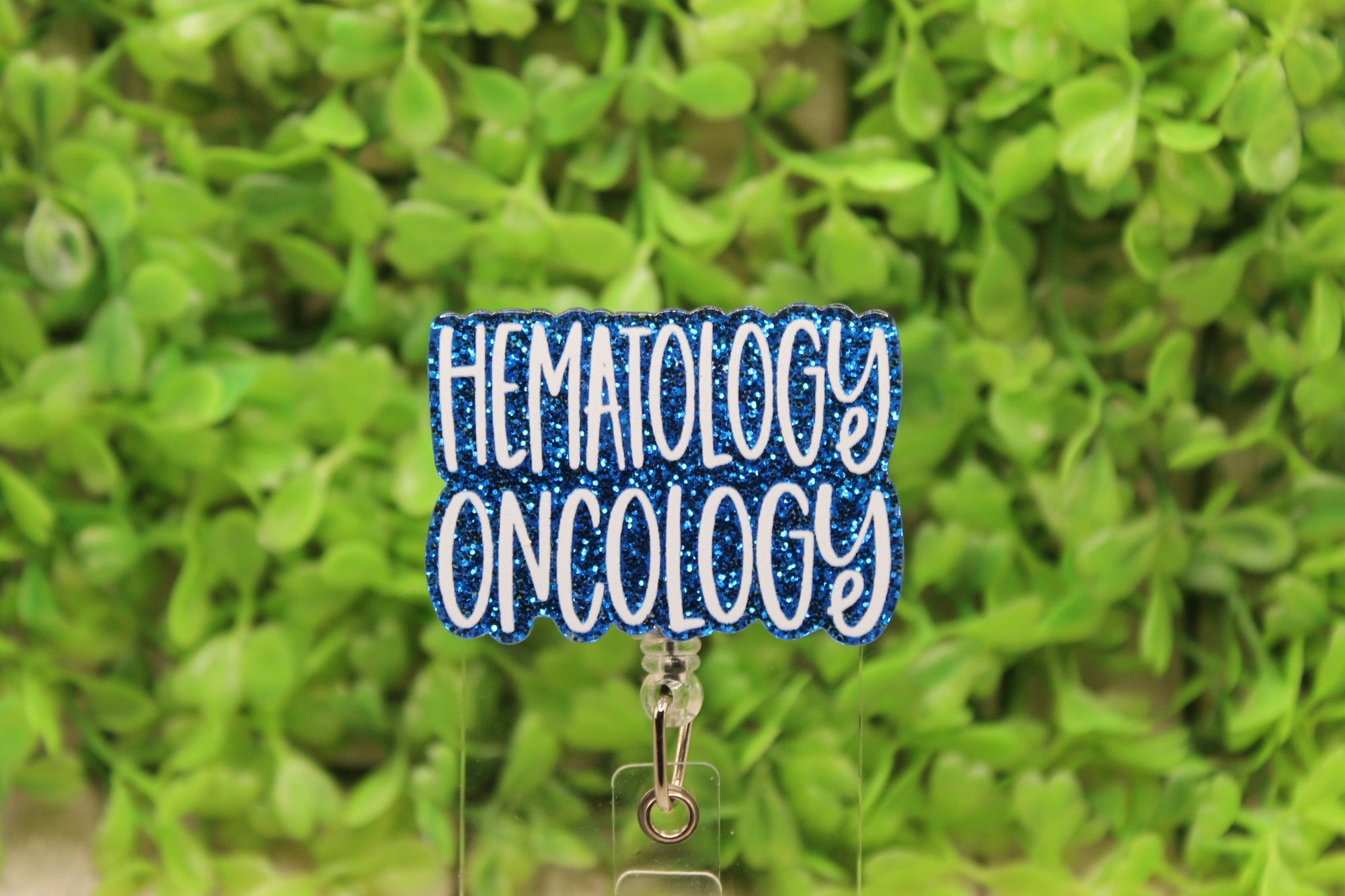 Hematology Oncology Badge/ID Holder Reel