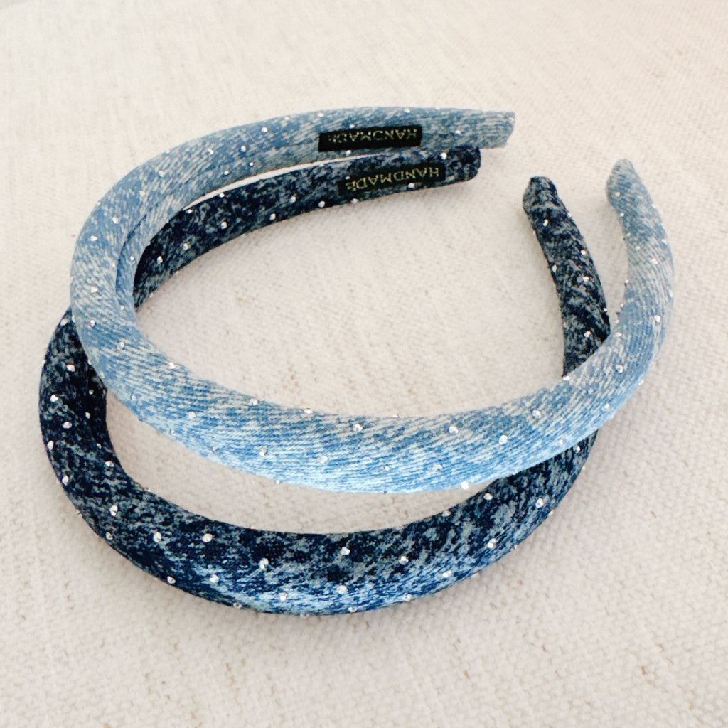Slim And Shine Jean Headband Set Of 2-1