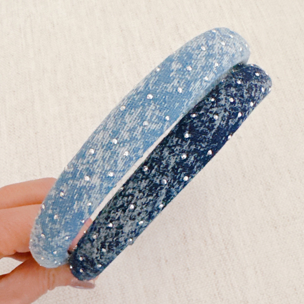 Slim And Shine Jean Headband Set Of 2-0