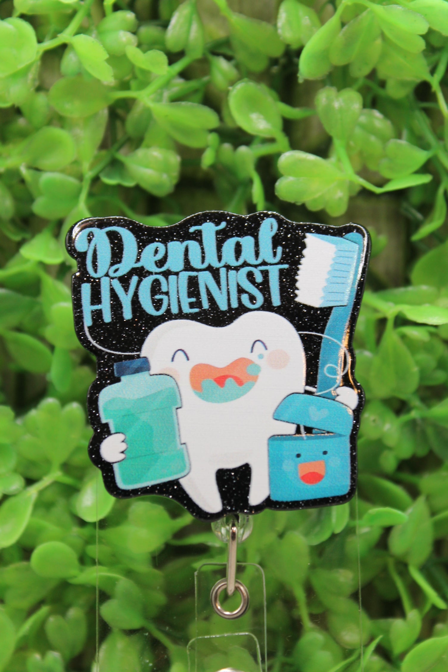 Dental Hygienist Badge/ID Holder Reel