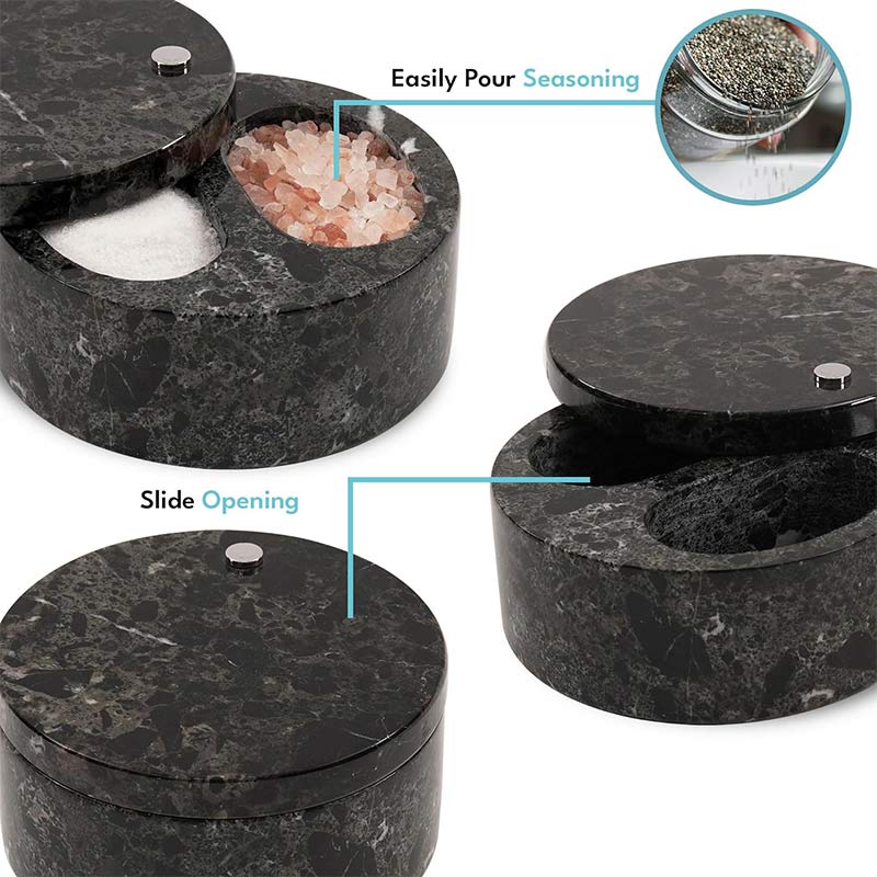 Ideal Salt and Pepper Bowl with two compartments