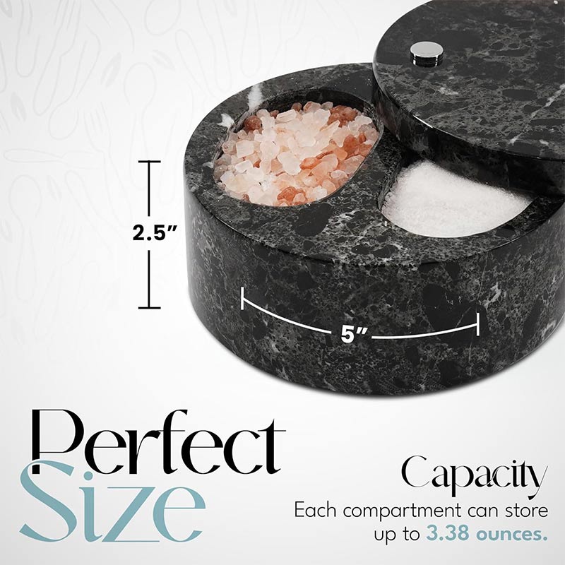 Ideal Salt and Pepper Bowl with two compartments