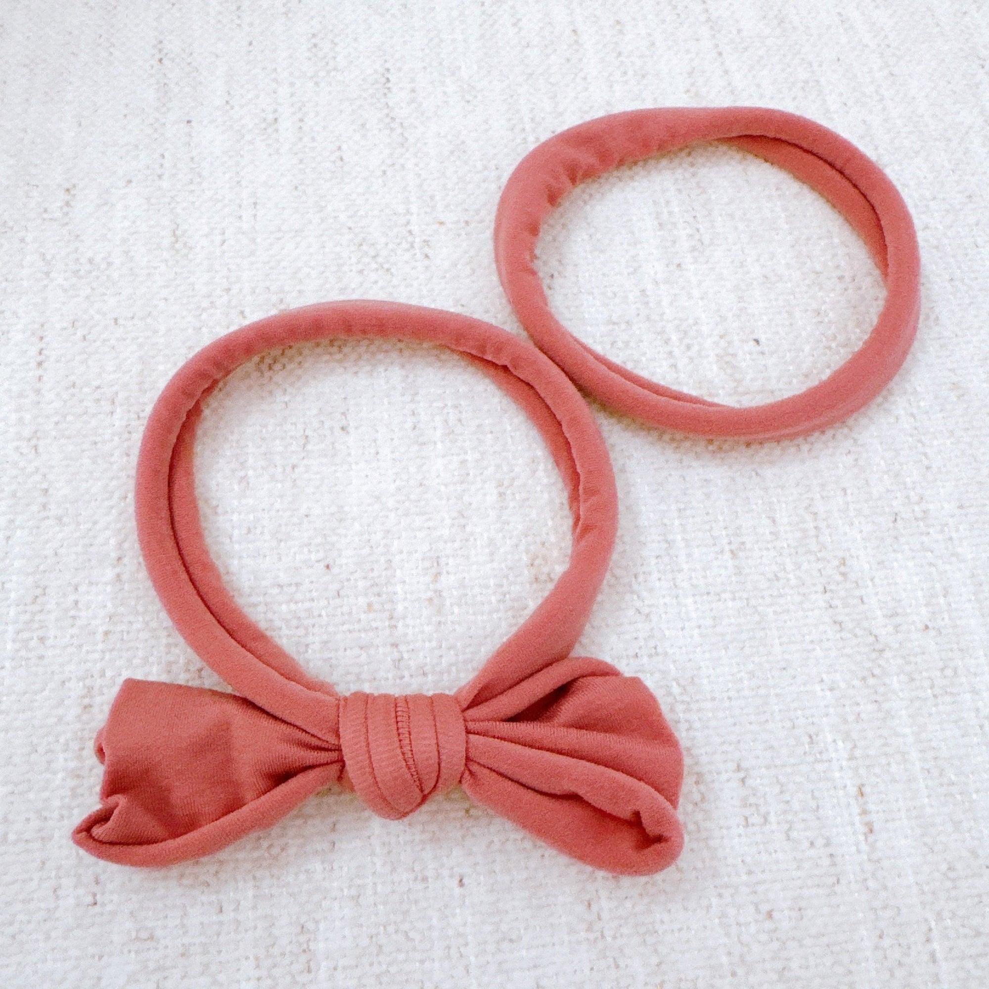 Jersey Bow Hair Ties Set Of 2-5