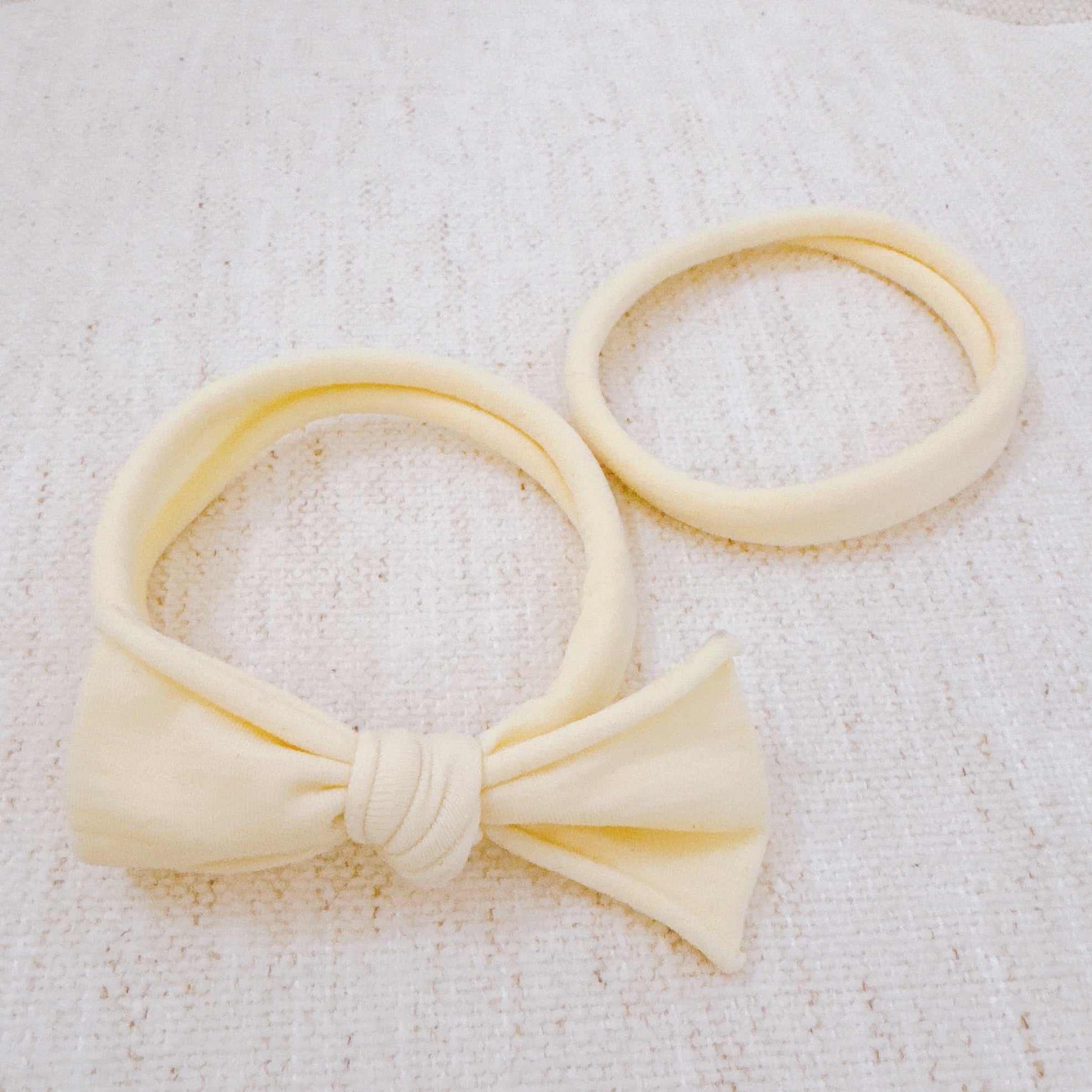 Jersey Bow Hair Ties Set Of 2-3