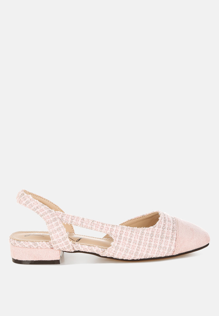 Karita Tweed Slingback Sandals-5