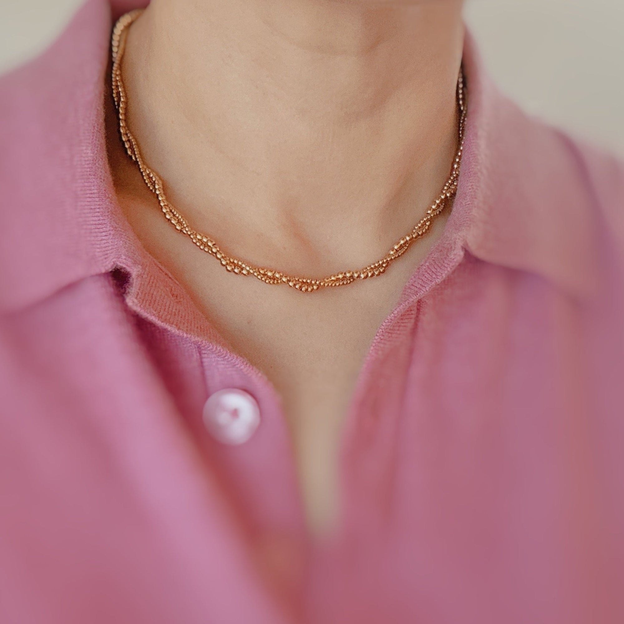 Keep It Forever Ball Chain Necklace-2