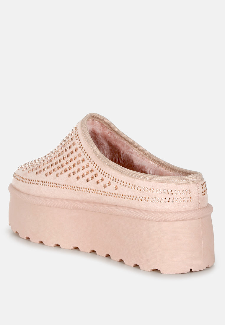 Kickles Rhinestones Embellished Platform Classic Slip-On-2