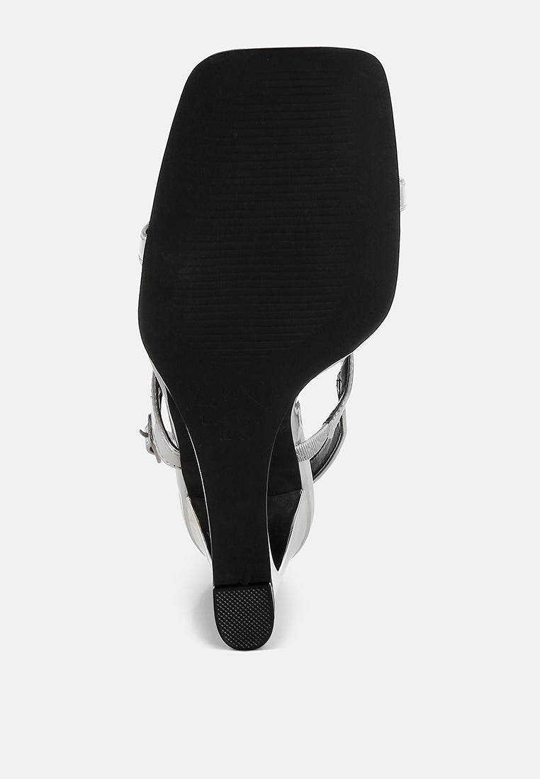 Ladra Metallic Fantasy Wedge Heel Sandals-4