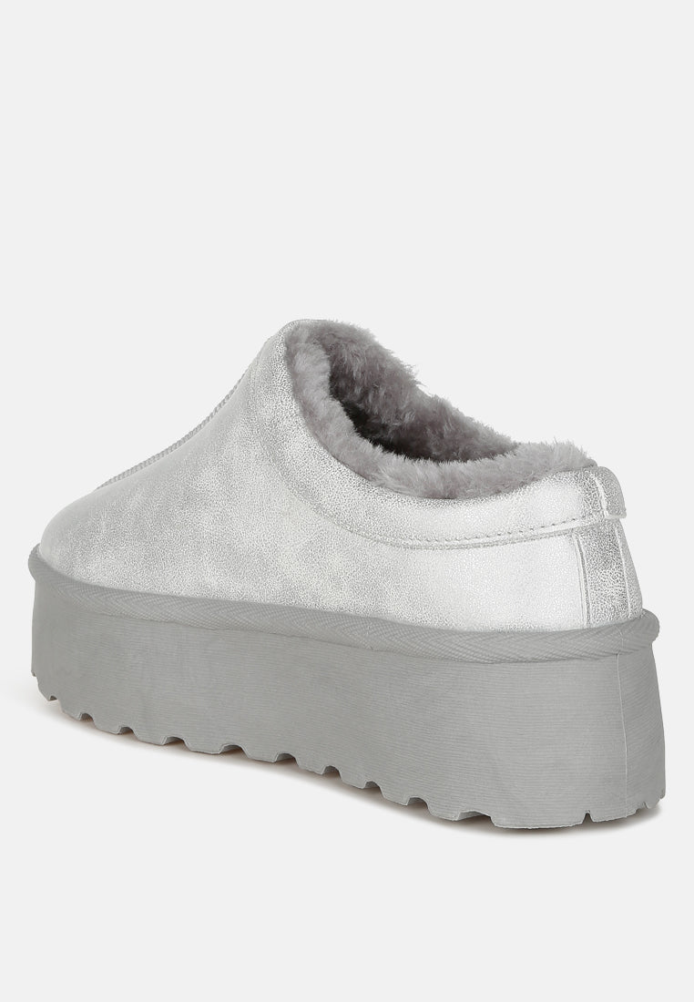 Lottys Faux Leather Platform Classic Slip-On-2