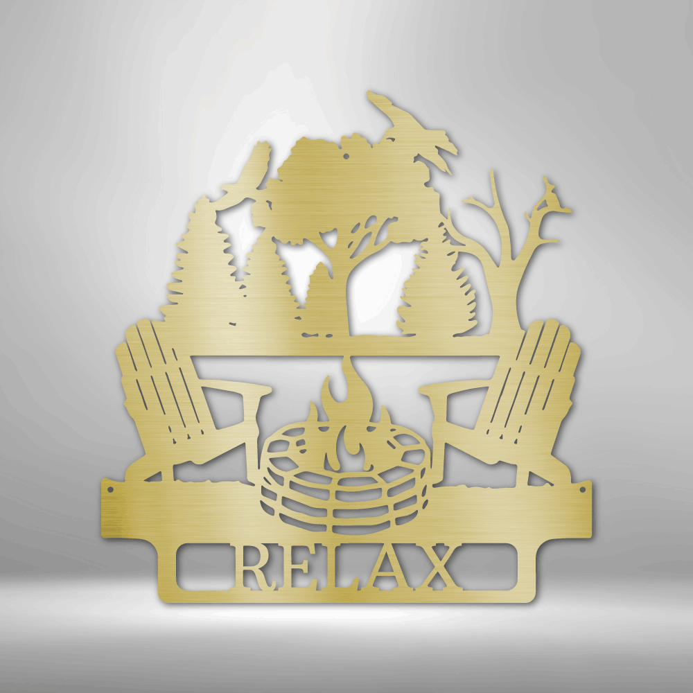 Campfire Personalized Gifts - Custom Metal Sign