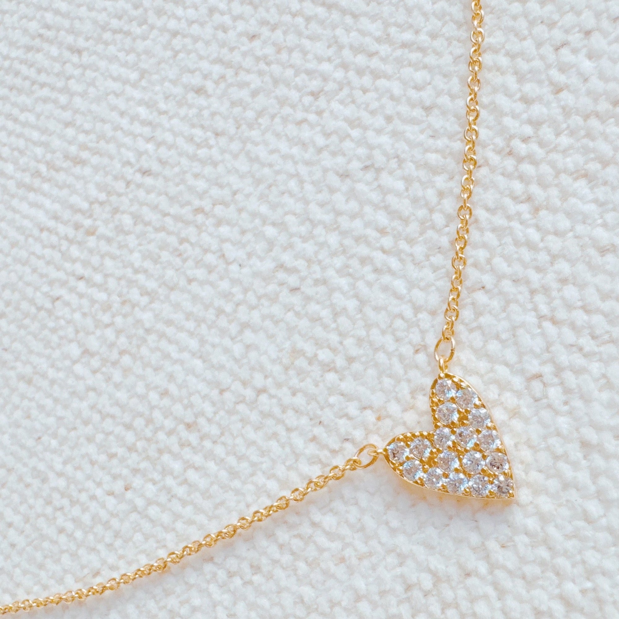 Mini Heart Big Love Necklace-1