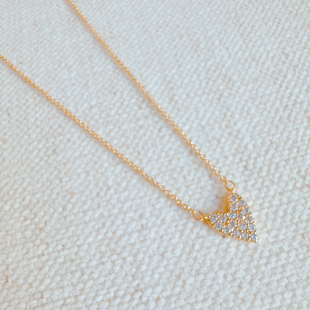 Mini Heart Big Love Necklace-2