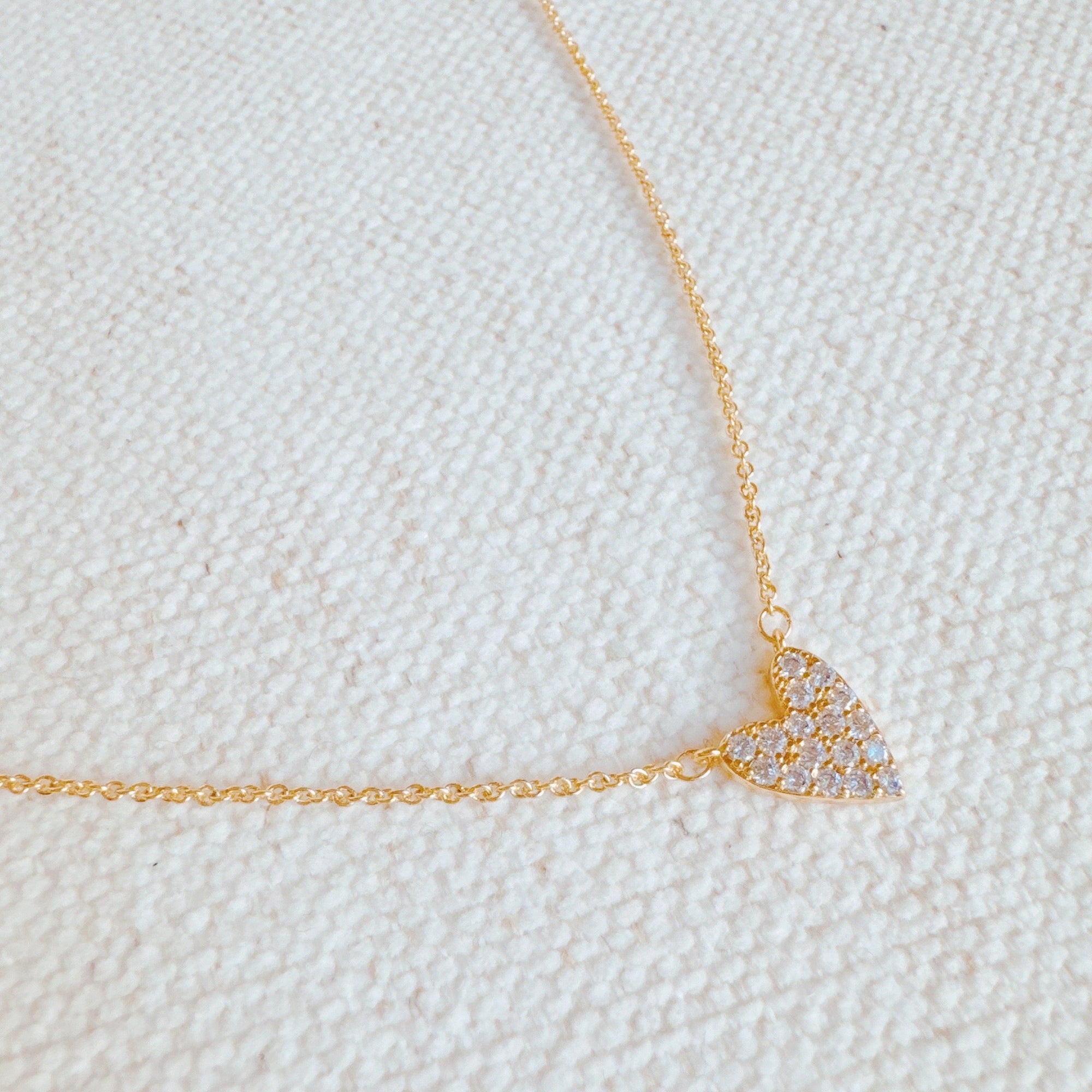 Mini Heart Big Love Necklace-0