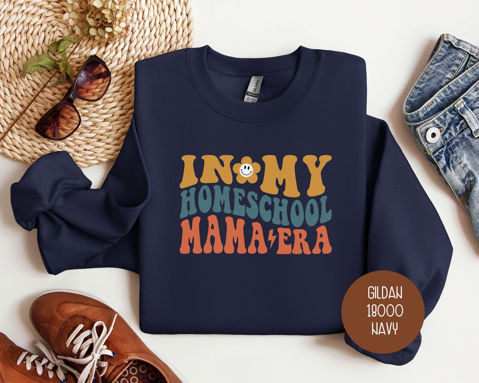 In My Homeschool Mama Era Sweatshirt-4