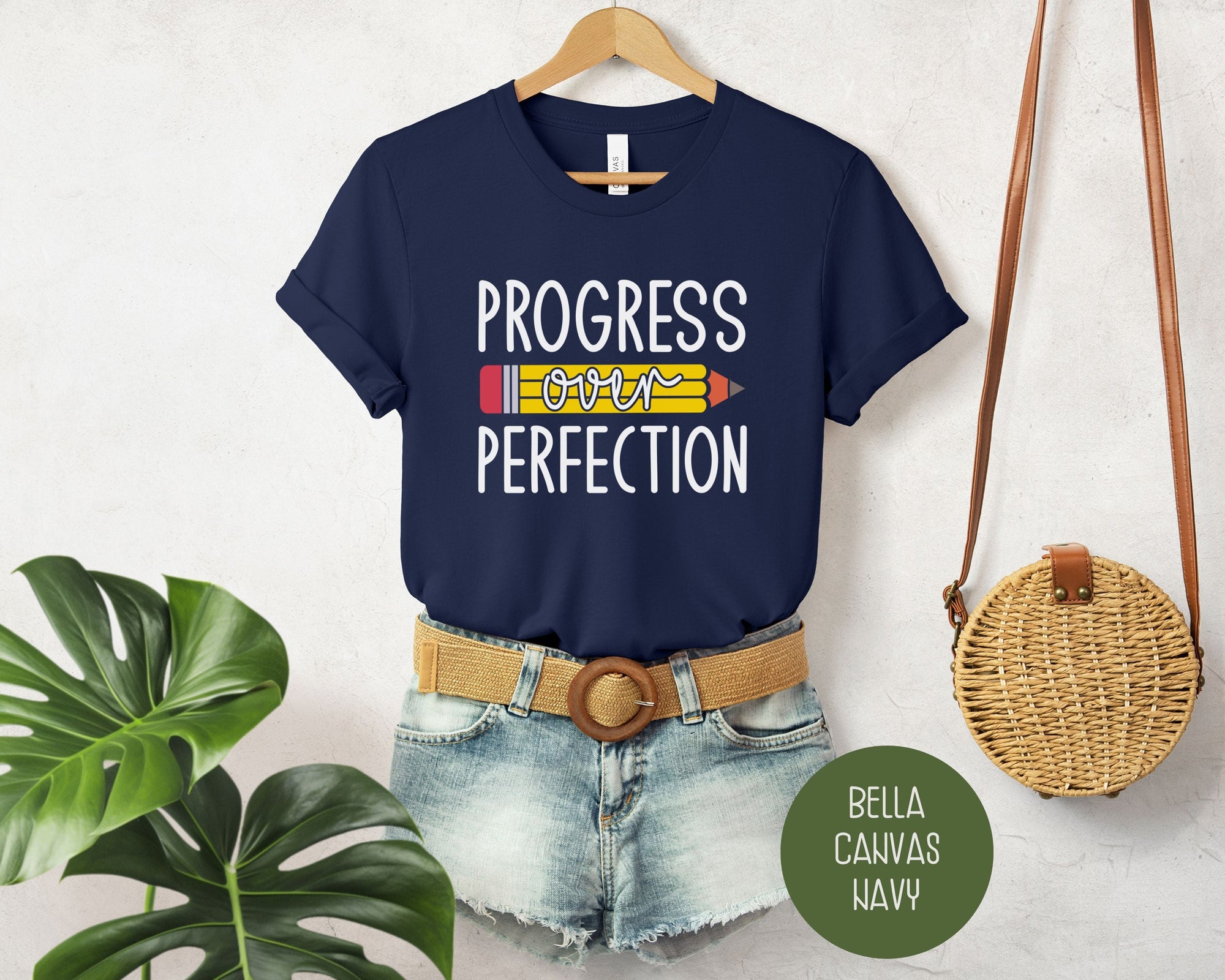 Progress Over Perfection Elementary Teacher Shirt-11