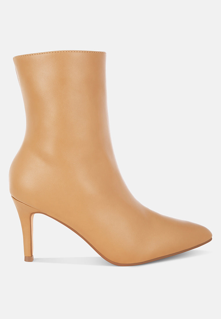 Nicene Harness Detail Stiletto Boots-1