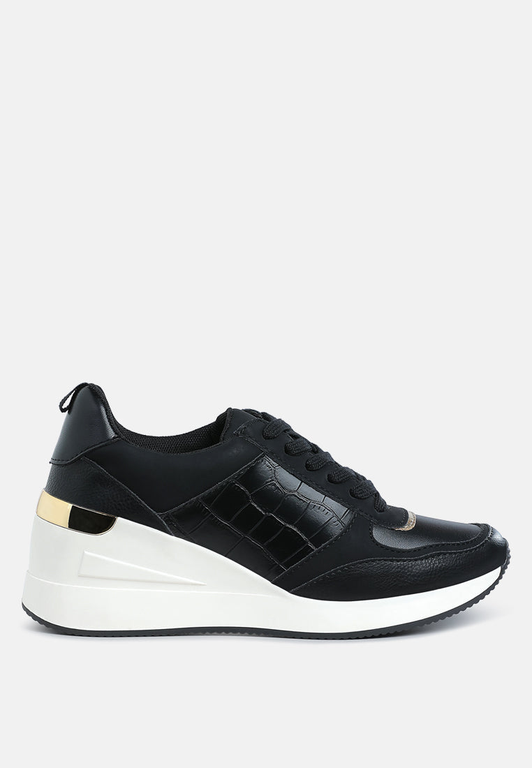 Noltas Chunky Wedge Heel Sneaker-5