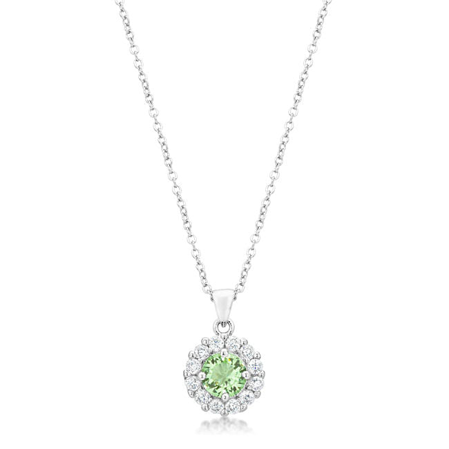 Bella Bridal Pendant in Peridot-0