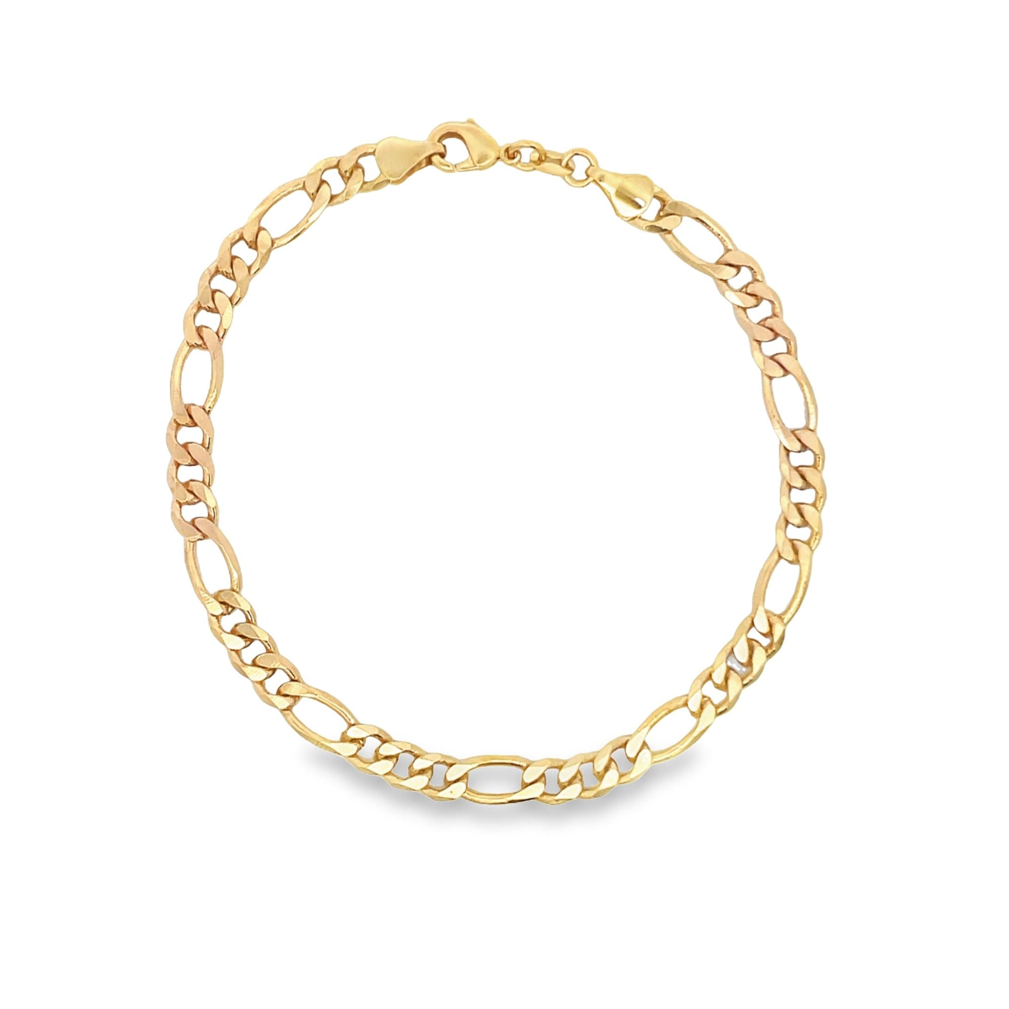 6mm Figaro Chain Anklet (E51)-0