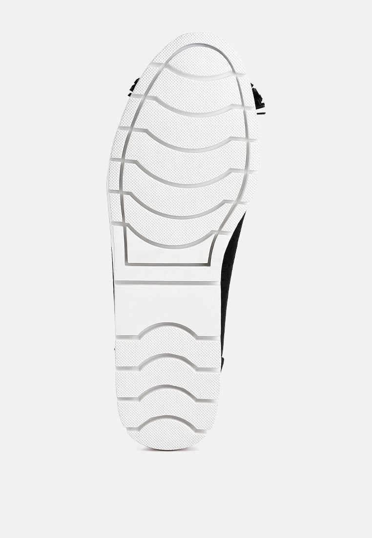 Pacer Perforated Leather Ballerinas-4