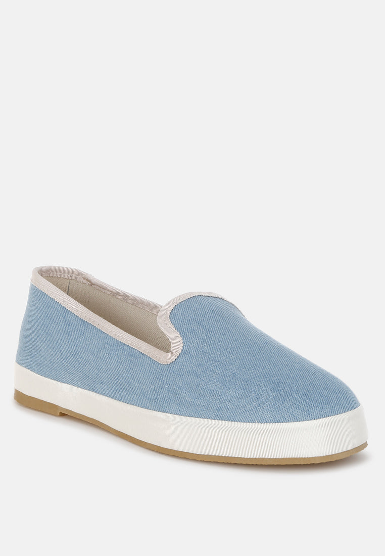 Palin Denim Slip On Loafers-1