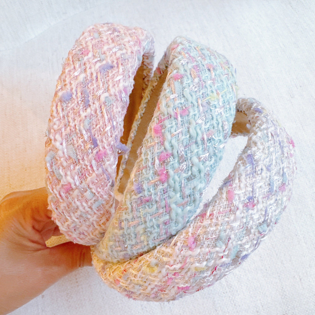 Pastel Precious Tweed Headband-0