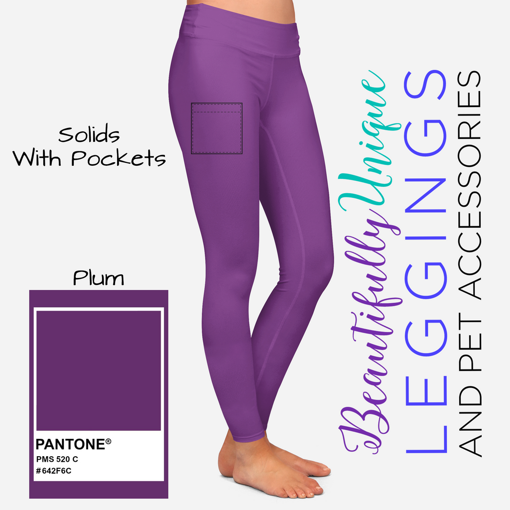 Solid with Pockets - High-quality Handcrafted Vibrant Leggings
